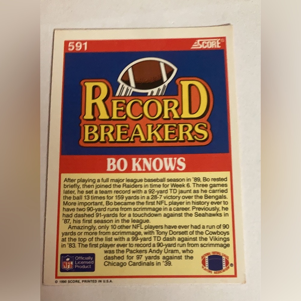 Selling this Rare Bo Jackaon car. Team he played was Raiders